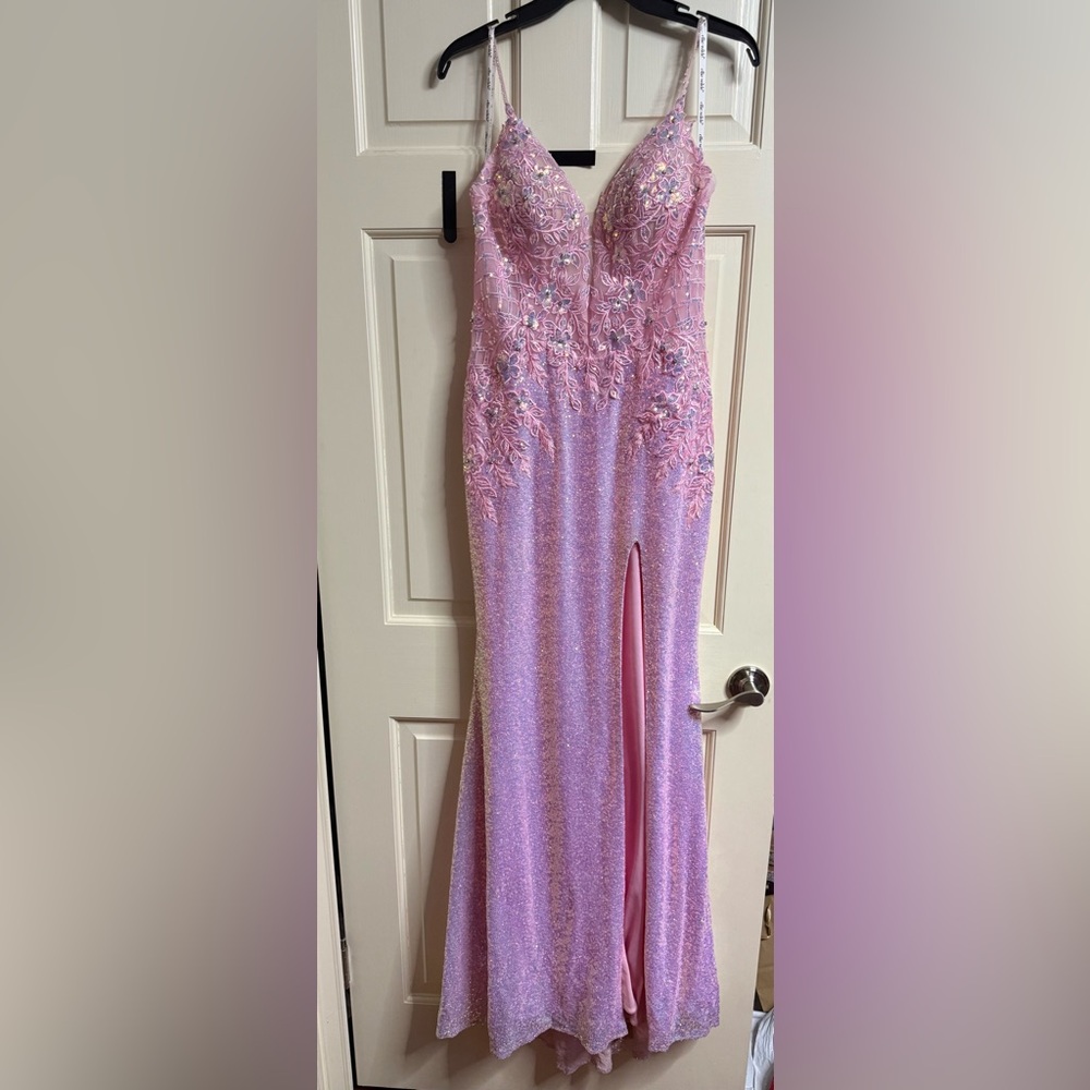 Ellie Wilde Pink Prom Dress